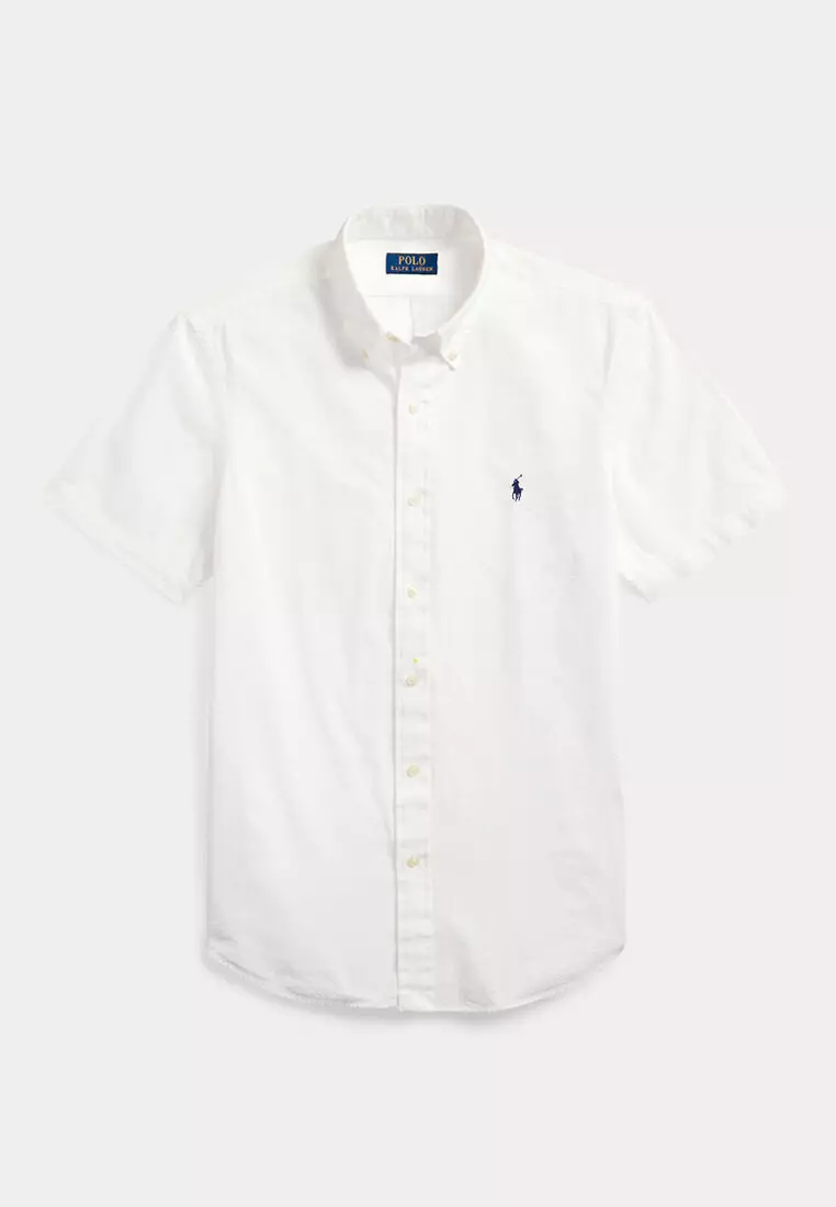 Classic Fit Seersucker Short Sleeve Shirt
