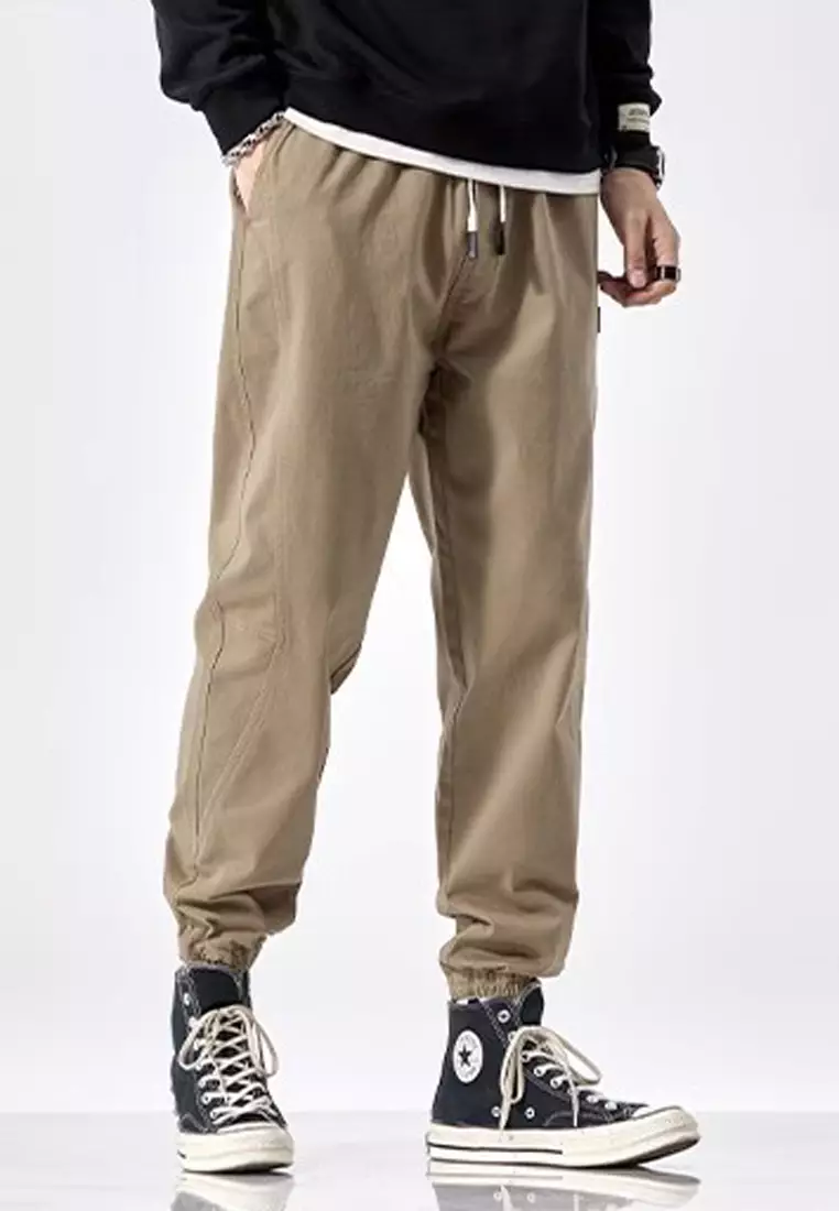 White khaki clearance joggers