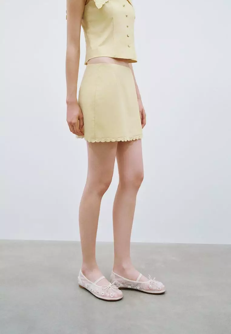 Straight Mini Skirts