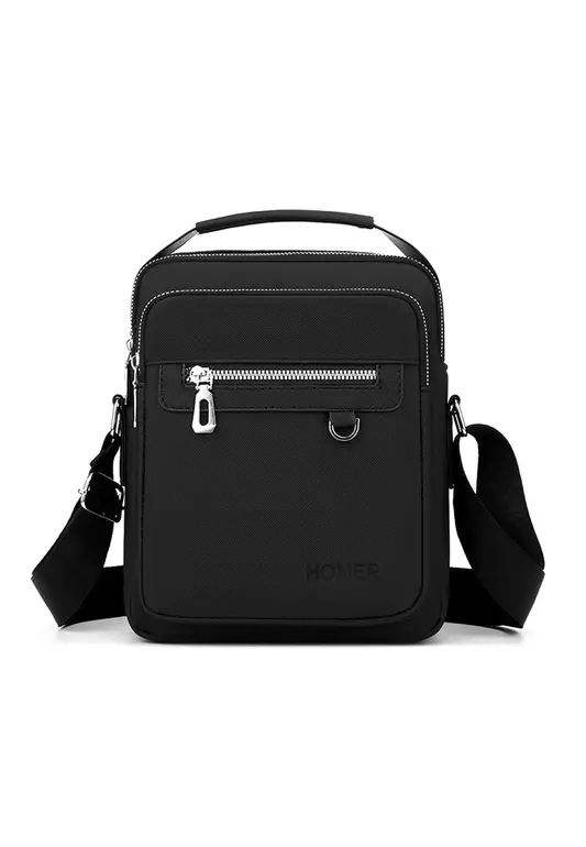 Potch Crossbody Bag Sling Bag for Men Travel Top Handle Small Square Bag Bag for Boys