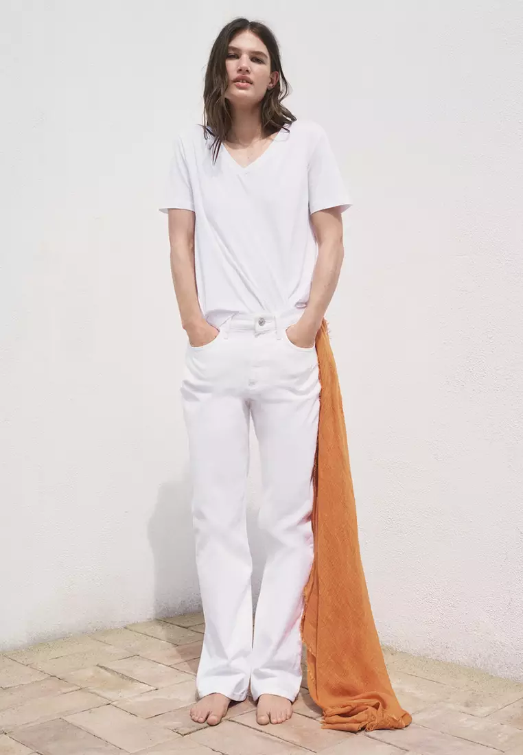 V-Neck Cotton T-Shirt