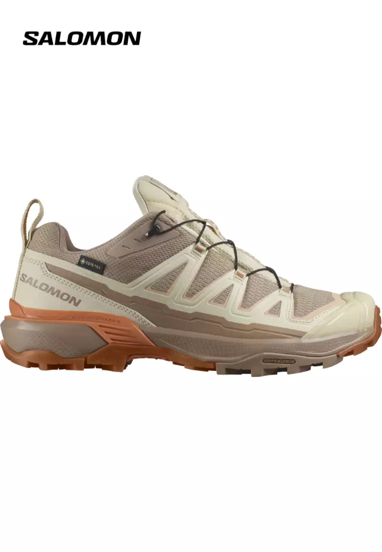 Discount on Salomon  shoes - SKU: X ULTRA 360 EDGE GTX Women Outdoor Shoes in Natural / Shortbread / Prairie Sunset