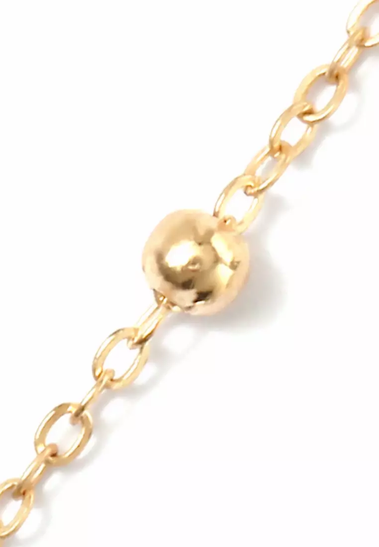 Necklace Strap Masker Aksesoris Fashion Wanita Elegant Premium Quality - Gold