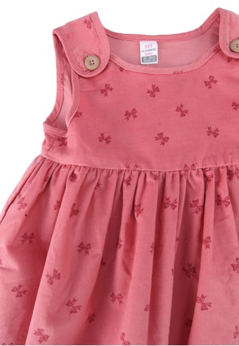 Jual Lc Waikiki Baby Girl S Figured Velvet Dress Original Zalora Indonesia