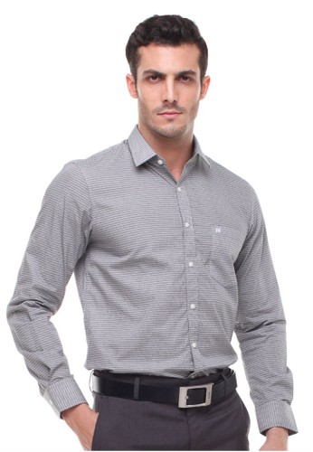 Jual Johnwin Johnwin Slim Fit Kemeja Formal Lengan  