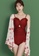 A-IN GIRLS white and red (2PCS) Sweet Sling One Piece Swimsuit 25F72USF2608DCGS_6