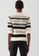 COS black and beige Striped Knitted Polo Shirt 10445AA08F5CC6GS_2