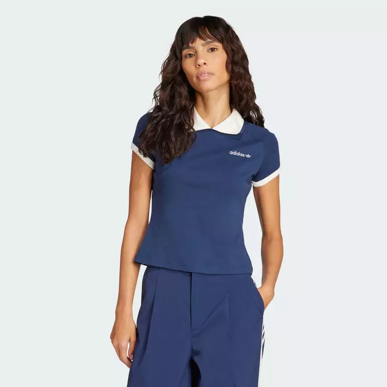 Lifestyle Polo Shirt Women Blue JY2829