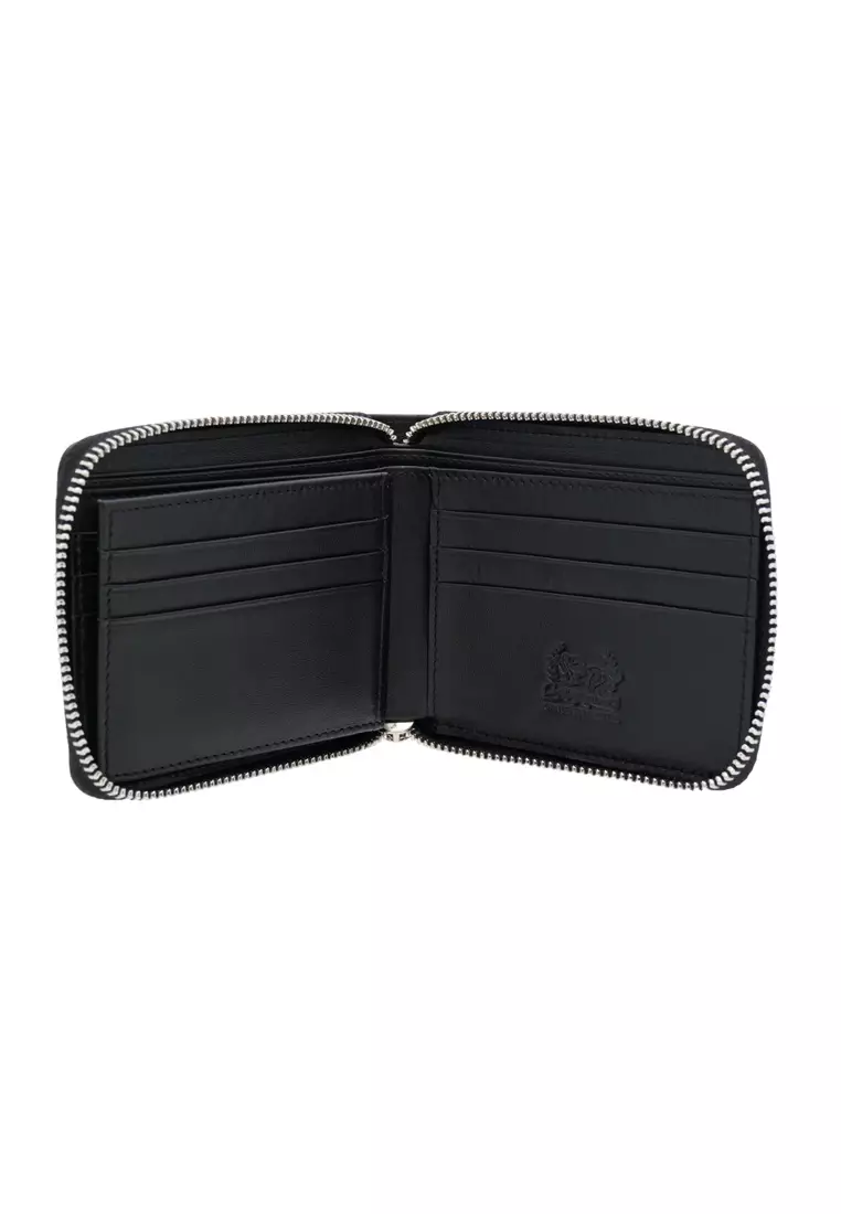 Mens Cow Leather Multi Card Zipper Wallet PWB 30368
