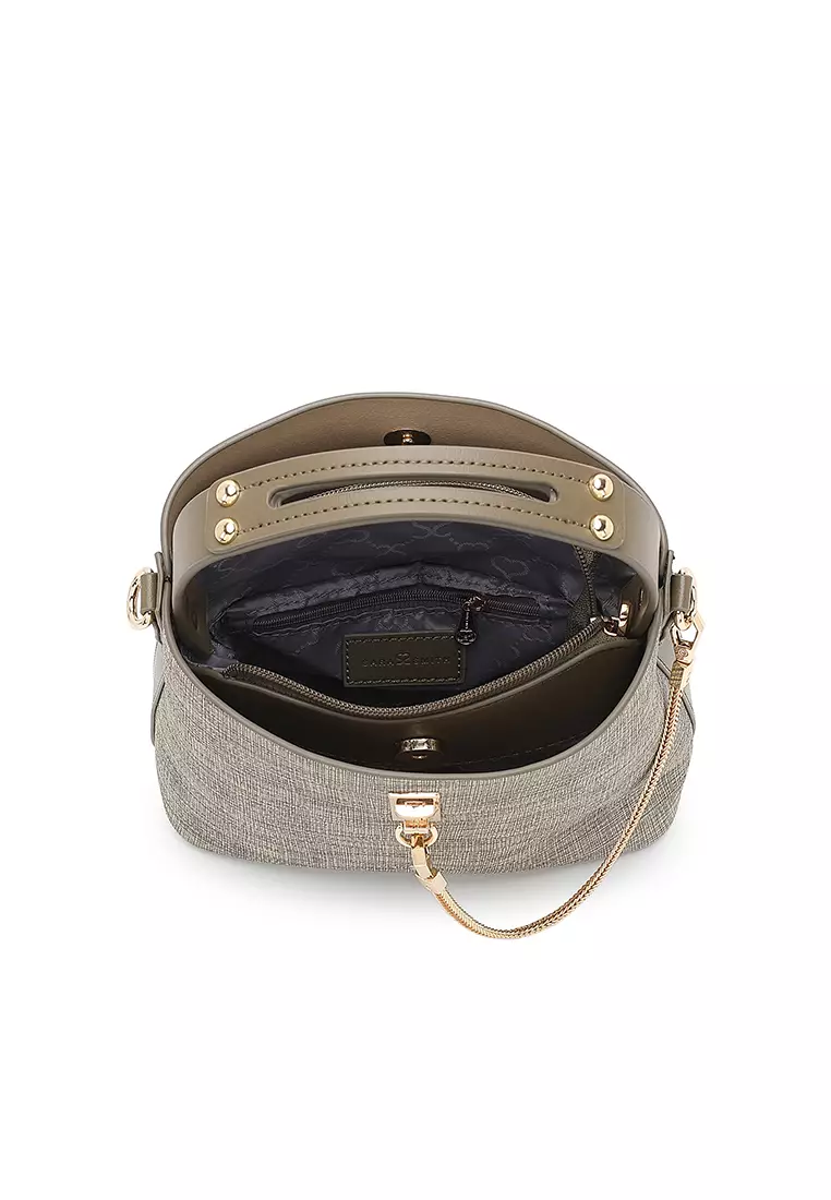 Women's Top Handle Bag / Sling Bag / Crossbody Bag - Fatigue