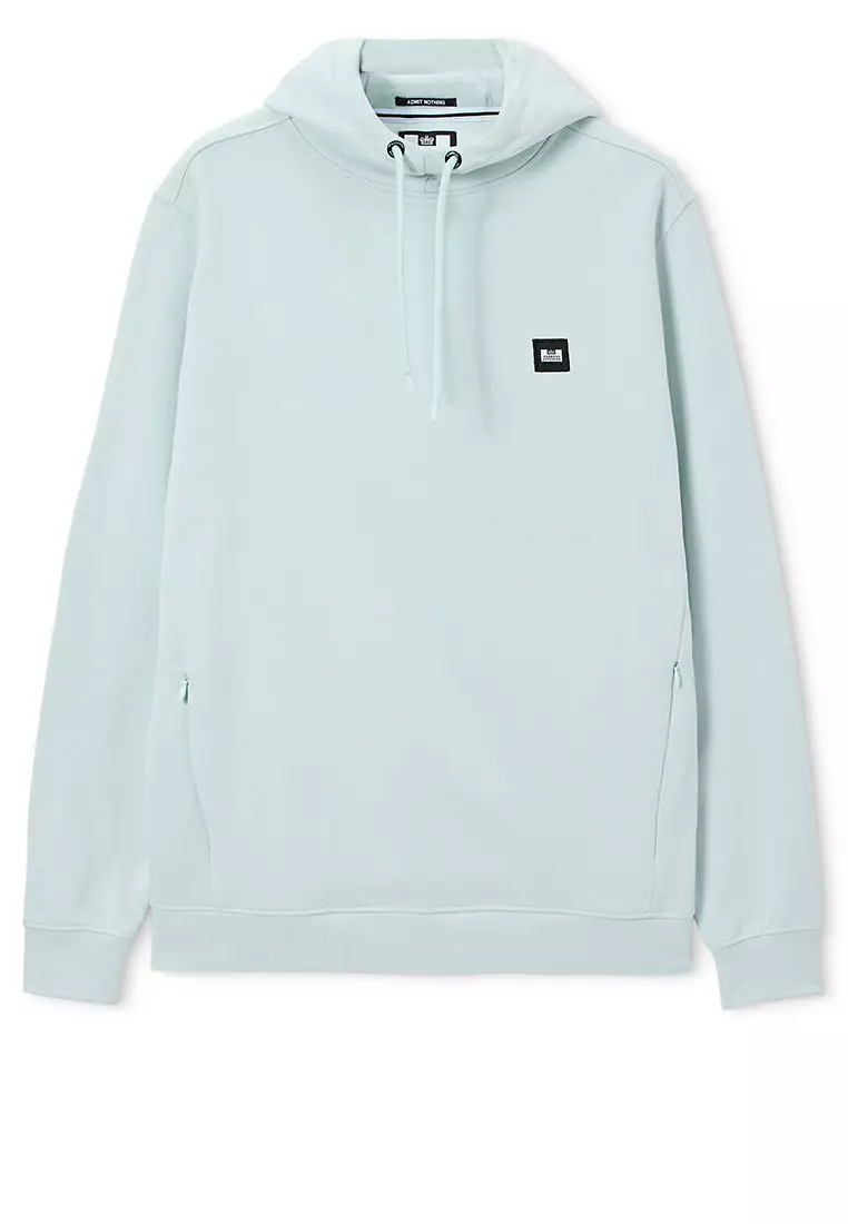 MENS SEA SPRAY RIBBE BADGE HOODIE