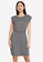 ONLY grey Shoulder Pad Check Short Dress 8AD69AAA7DBB4EGS_1