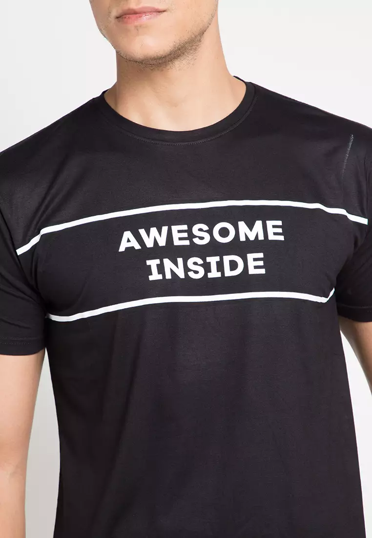 Nade NT214C awesome inside T-shirt anti kusut Hitam