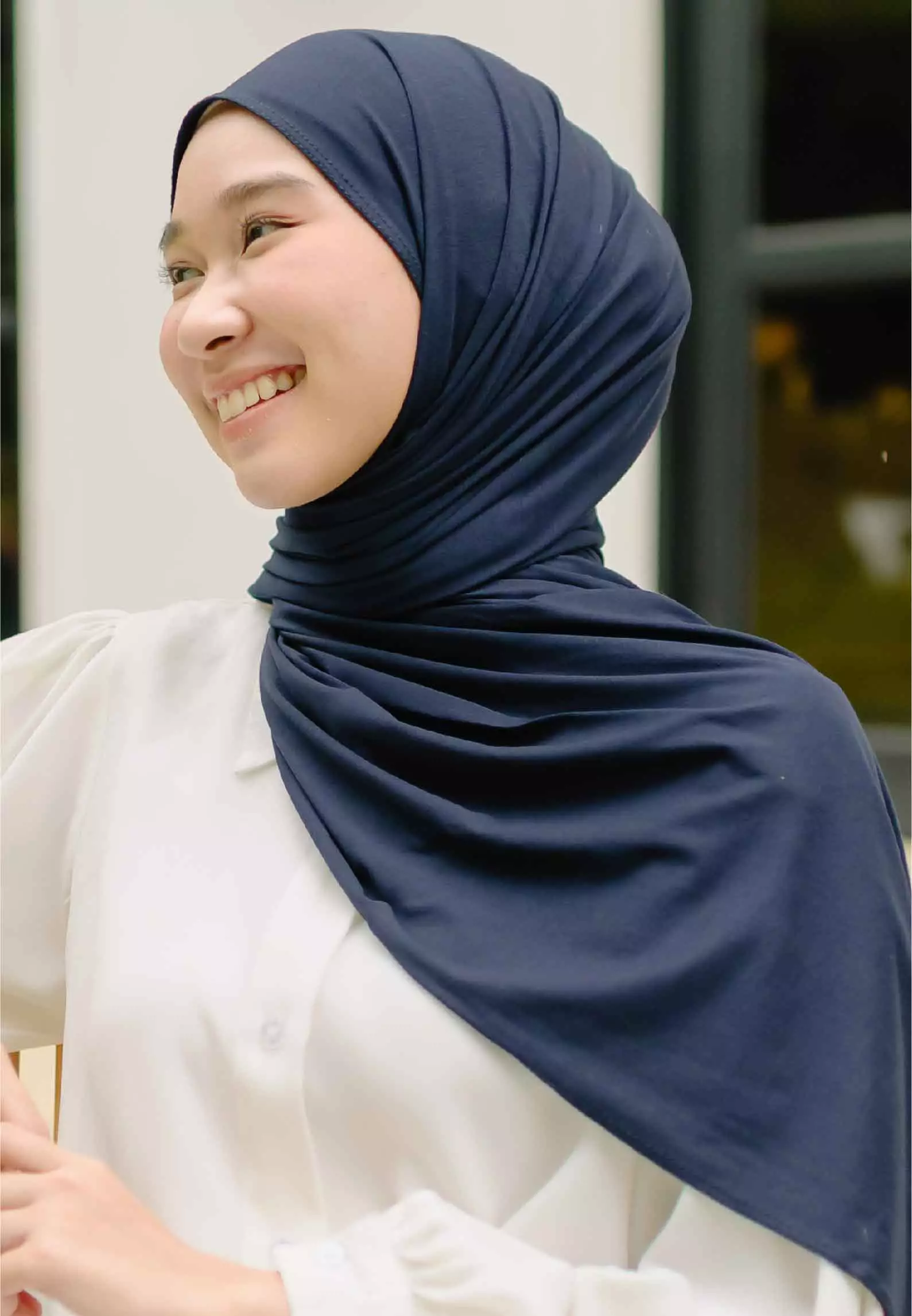 Tana Shawl Navy