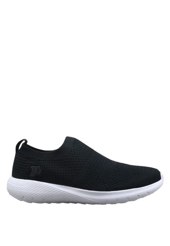 Precise Flexnit Emma W Sepatu Sport Wanita Hitamputih
