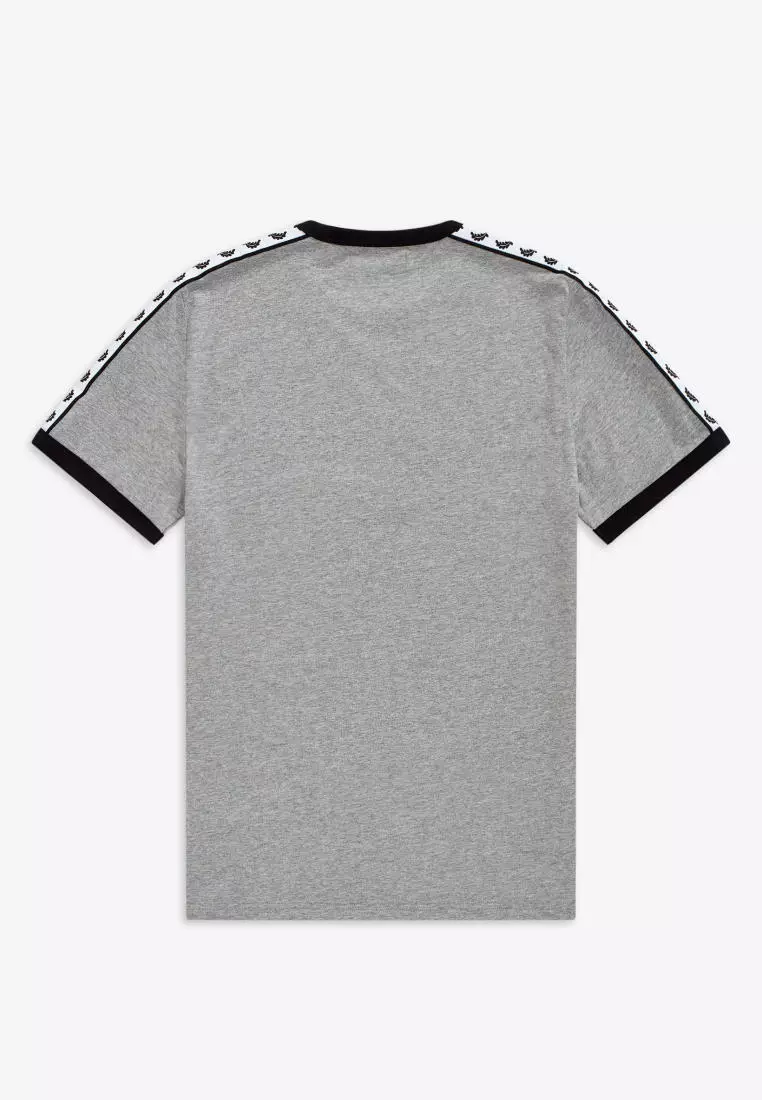 Fred Perry M6347 Taped Ringer T-Shirt (Steel Marl)