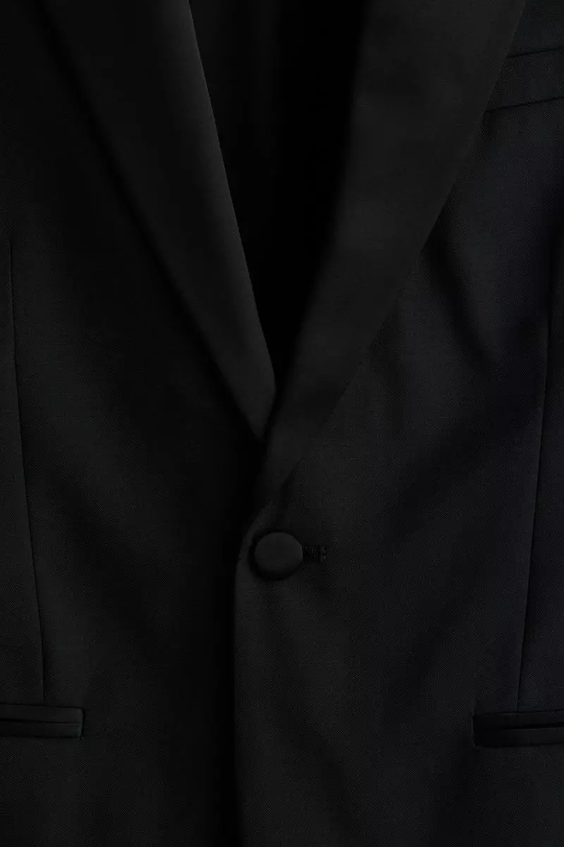 Slim Fit Wool-blend tuxedo jacket