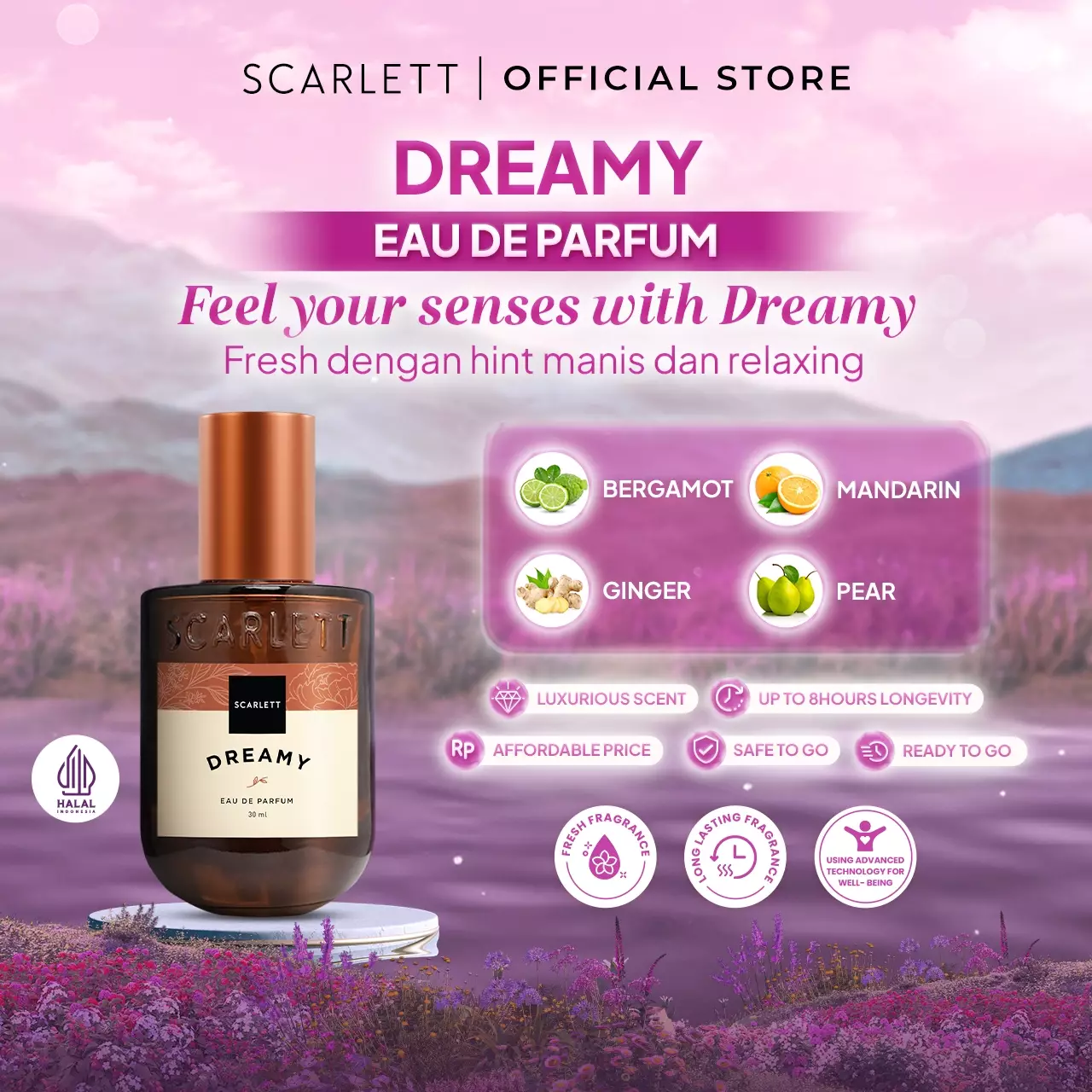 Scarlett Whitening Eau De Parfum Bundle Sweet Memories + Dreamy