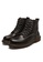 Twenty Eight Shoes black Stylish Leather Mid Boots VMB89027 D8F3ESH1A4CC8DGS_3