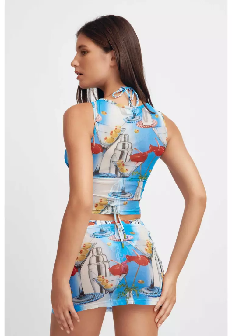 Tracy Mesh Top / Dirty Martini