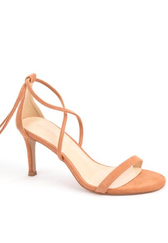 Twenty Eight Shoes orange Strap Lace Up High Heel Sandals 368-3 5BFC2SH163C3D1GS_1