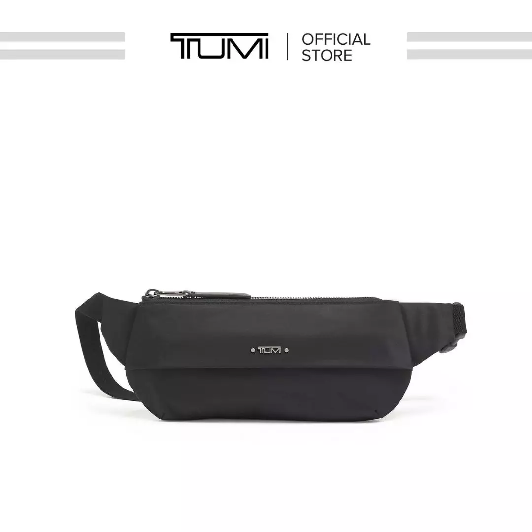 TUMI - Juno Slim Hip Bag - Black/Gunmetal