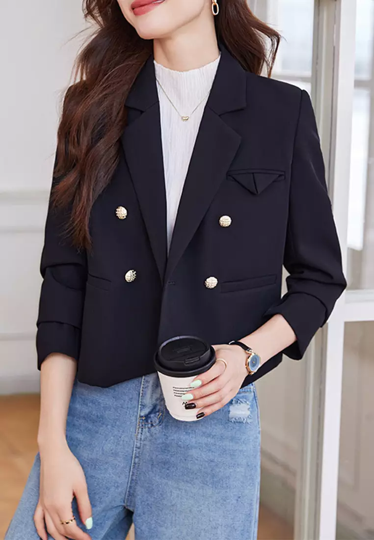 Fashionable Slim Cut Suit Jacket YGH-EL8677