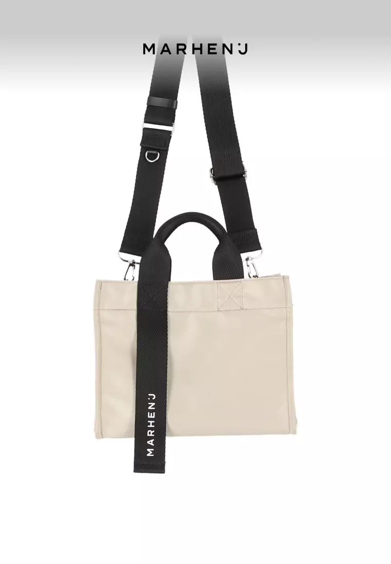 RICO MINI EQ Nylon Crossbody Bag Beige
