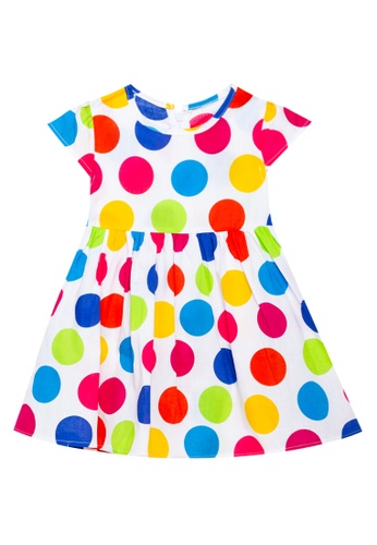 Shop Spring Fling Extended Sleeves Dotted Dress Online On Zalora