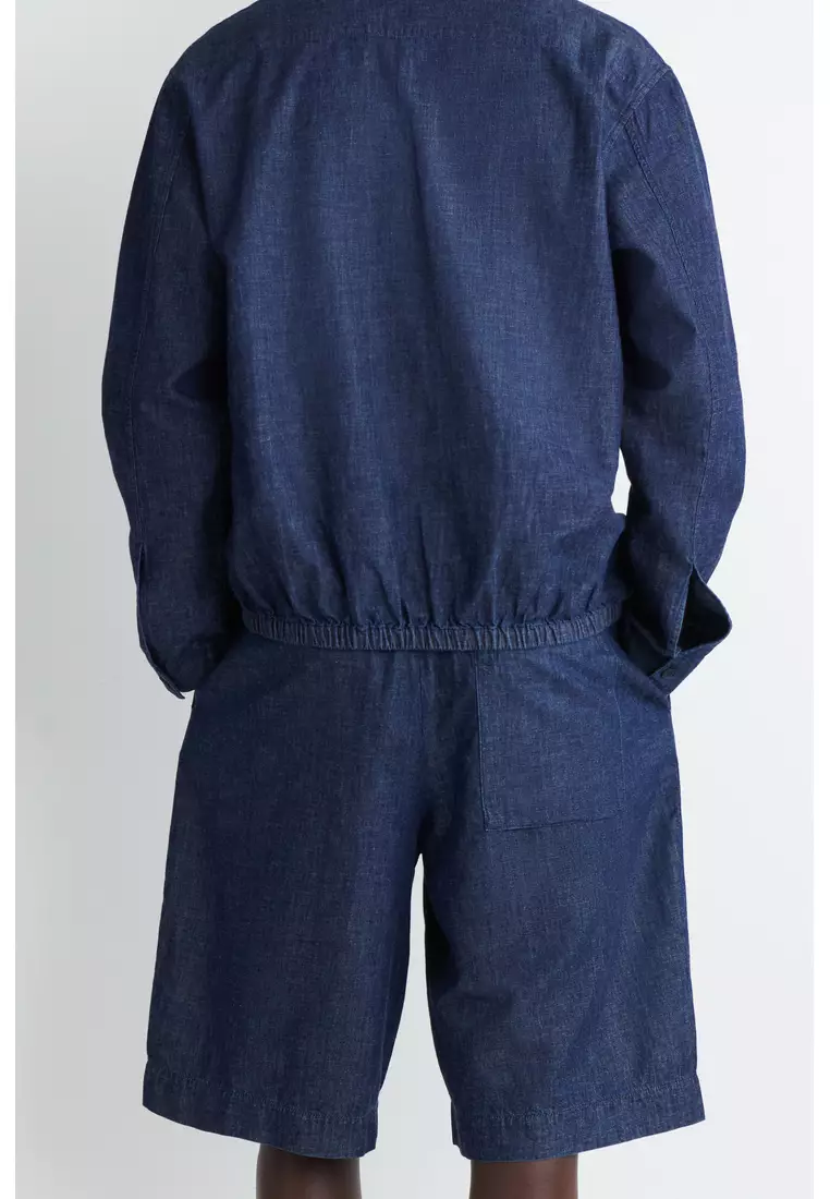Buy COS DRAWSTRING DENIM SHORTS 2026 Online | ZALORA