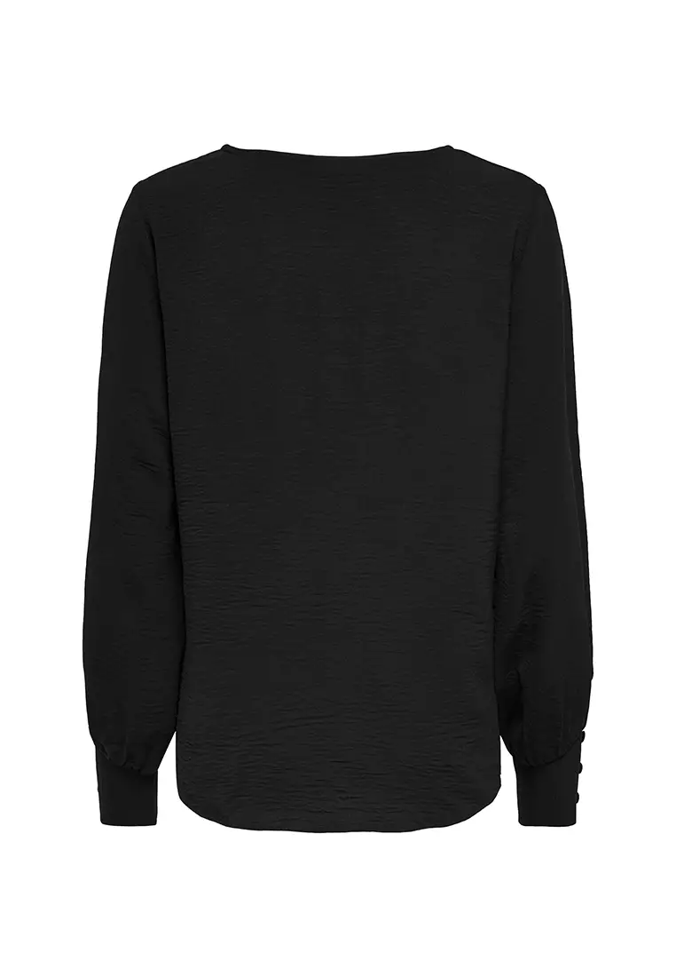 Jual ONLY Mette Long Sleeves Top Original 2023 ZALORA Indonesia