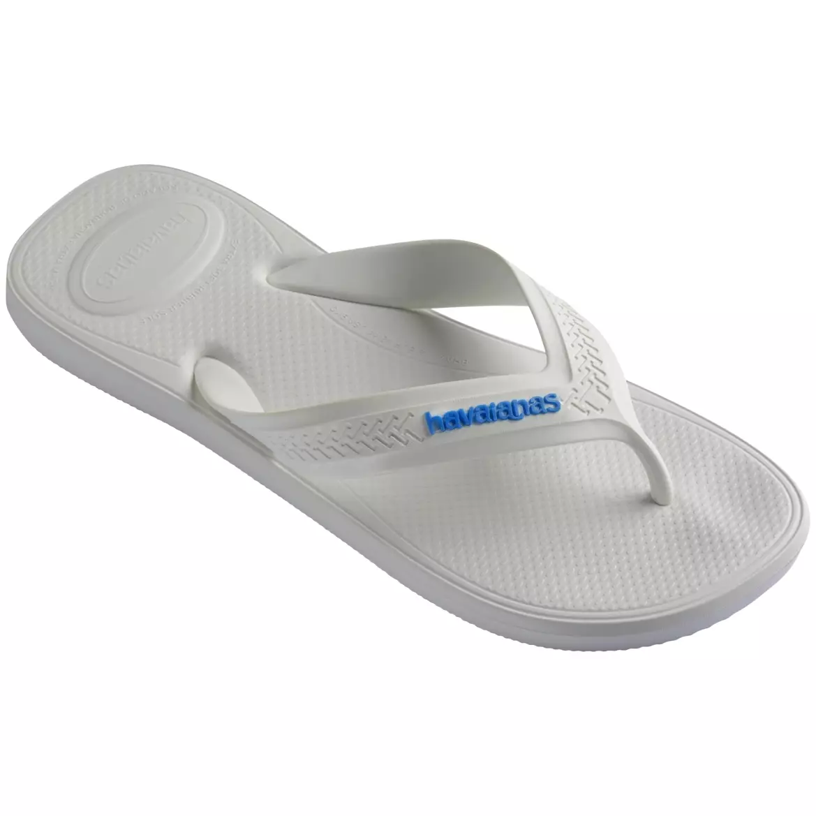 Havaianas Top Max Comfort White/White/Blue - Sandal Pria