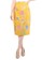 MADAME RABBIT yellow Sun Flower Handmade Batik Skirt 78EB3AAEB70150GS_1