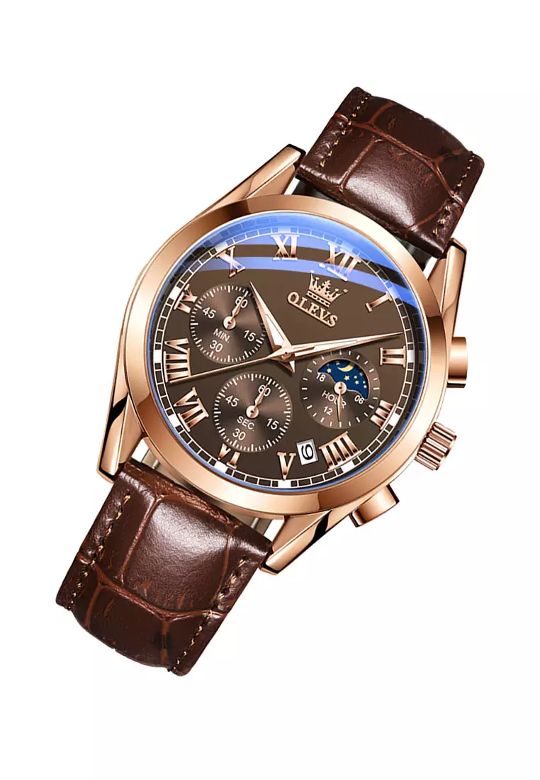 Olevs Olevs Chronograph Men Wrist Watch 2024 Buy Olevs Online Zalora Hong Kong 2788