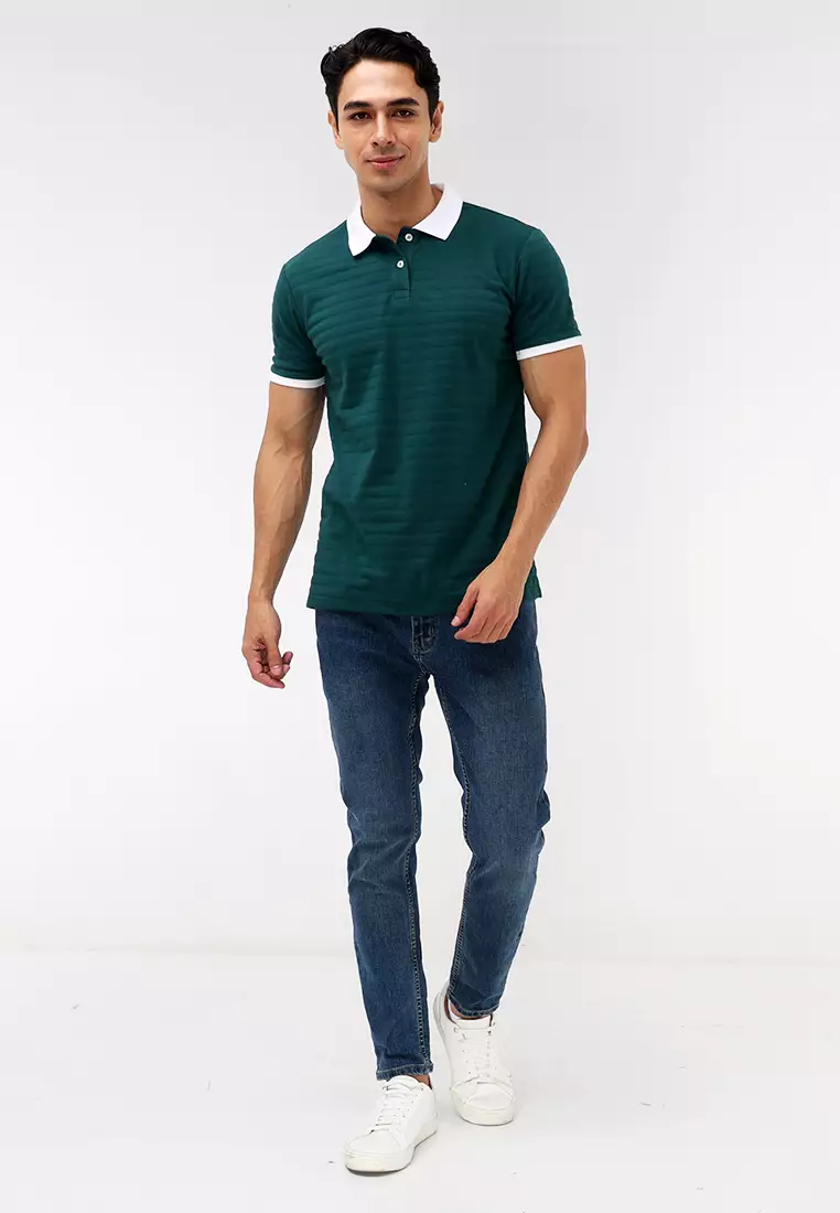 Collared Shirt Jacquard