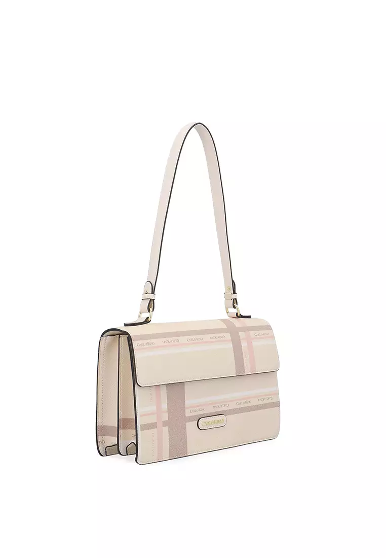 Matrix Series Shoulder Bag - Beige
