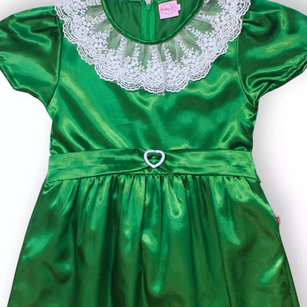 Dress Anak Perempuan Hijau/ Girls Dress Green/ RJG Cherry Belle