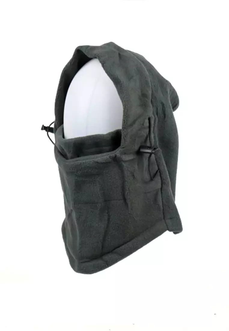 Kai Penutup Wajah Headgear Unisex Hat Outdoor Wind Mask Balaclava Material Cotton ORIGINAL - Gray