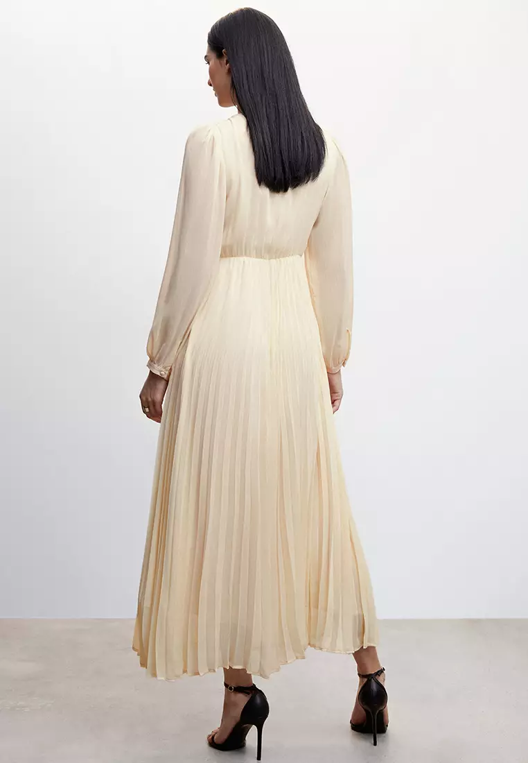 Pleated Detail Dress