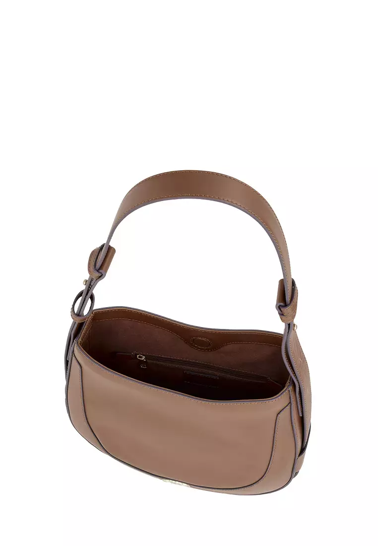 Medium Brown Caliste Crossbody Bag