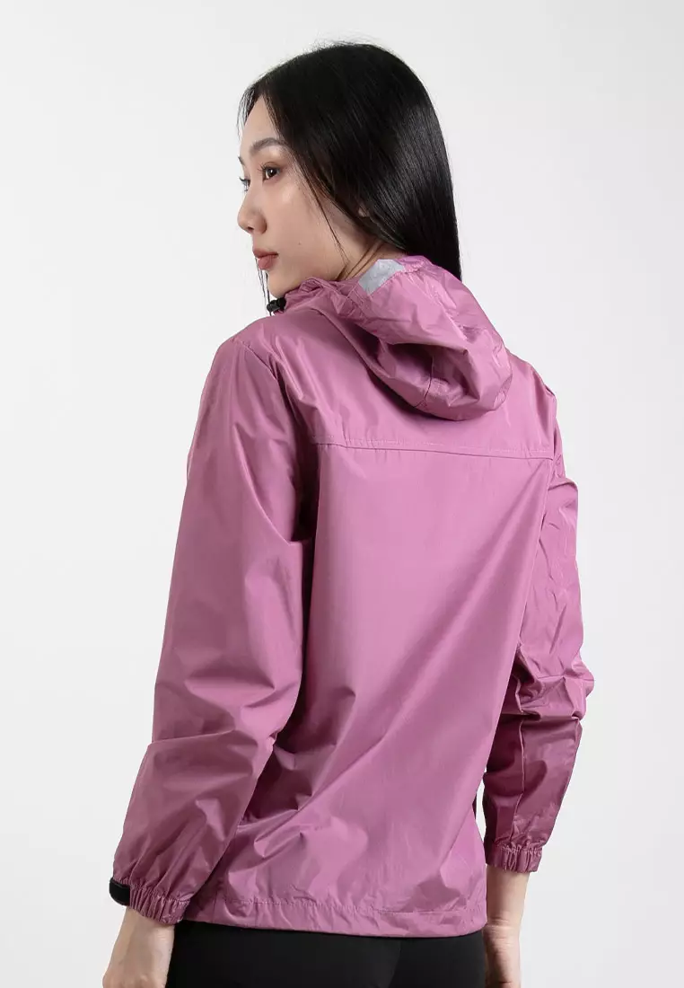 Forest Ladies Premium Windbreaker Women Trekking Biker Jacket Jogging Running Hoodie Waterproof Jacket - 830118-54Pink