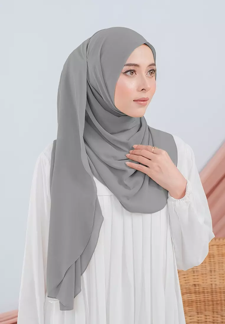 HIJAB INSTAN SABIYA - DARK GREY