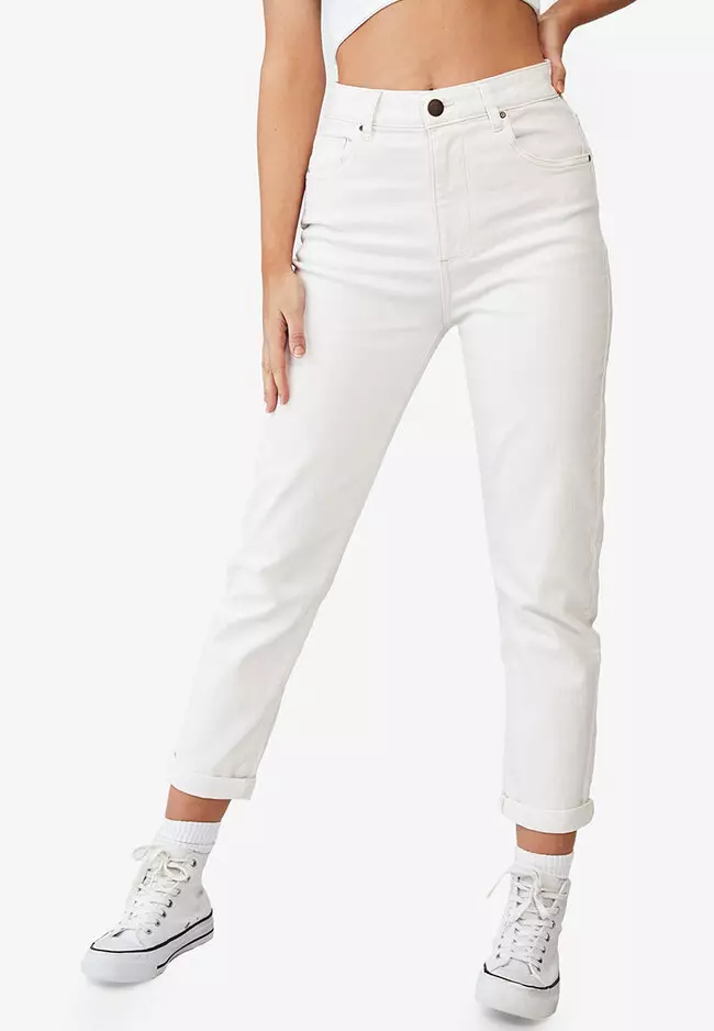 Look jean mom 2025 femme