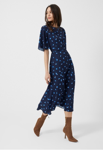 French Connection multi Belle Verona Midi Dress 3CAD6AA974B2A5GS_1