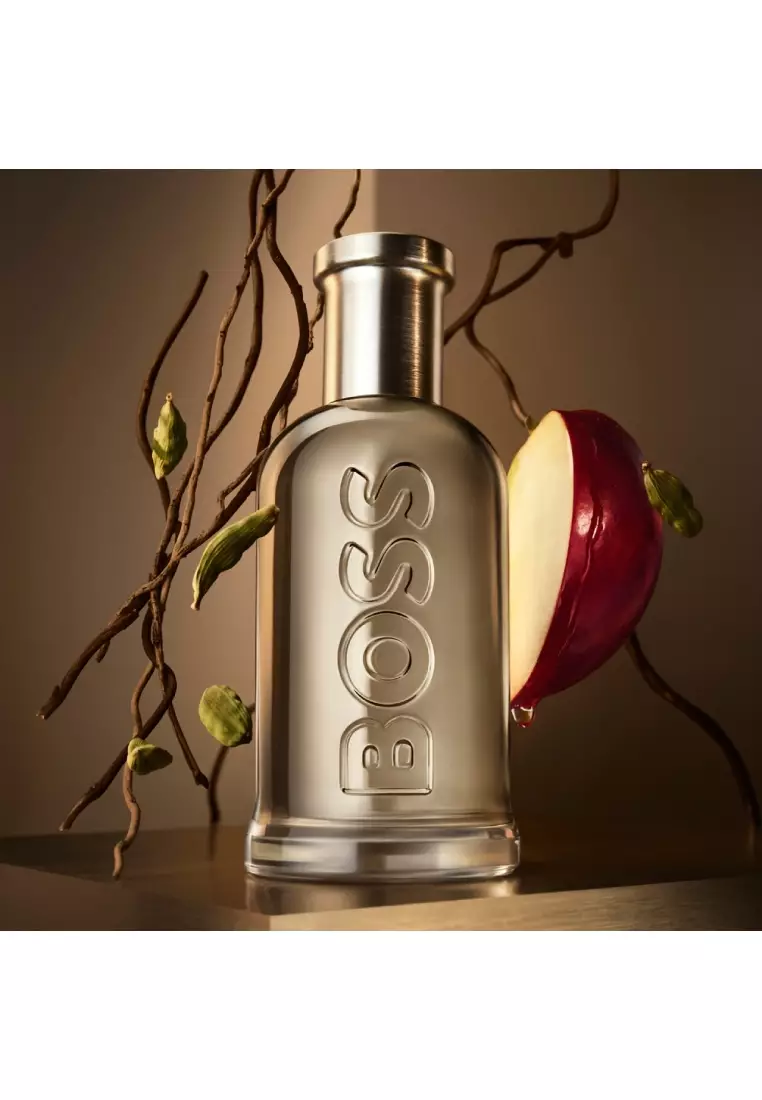 BOSS Bottled Eau de Parfum for Men 100ml - Apple, Cardamom, Vetiver - Woody Spicy EDP Perfume - EDP For Men