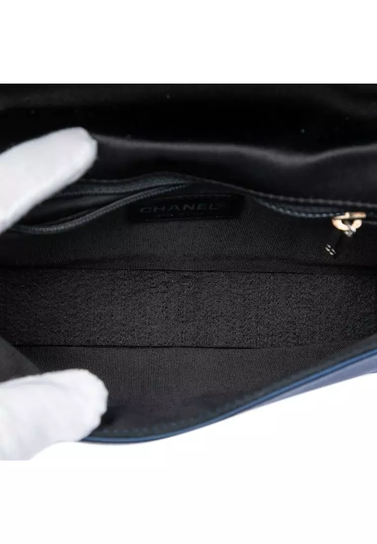 Pre-Loved Chanel Mini Chocolate Bar Satin Shoulder Bag