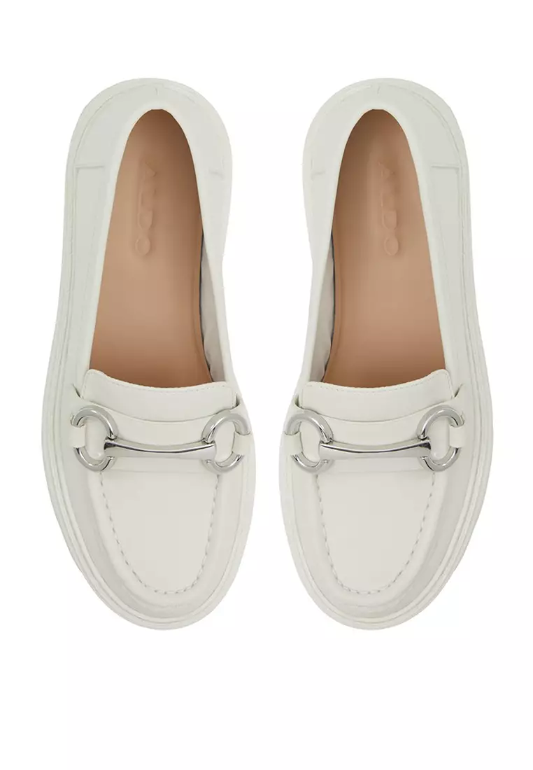Aldo sales white loafers
