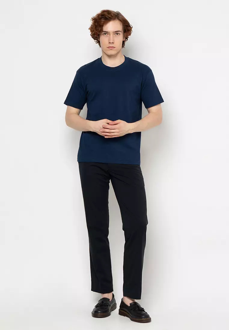 Ocean Pacific T-shirt Bodysize Kaos Polos Heavyweight Dark Blue - 03MTX00153