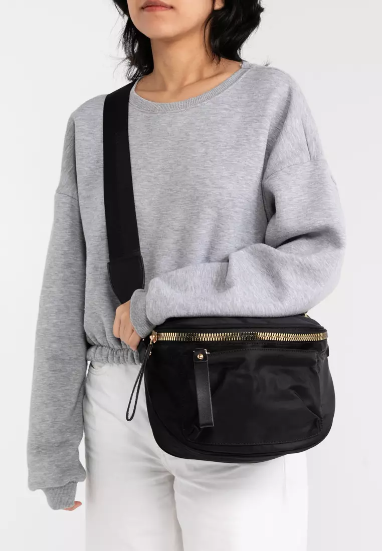 Nylon Convertible Satchel
