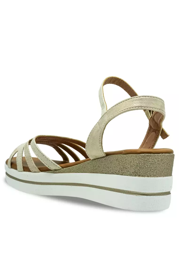 Sling Back Solid Tone Casual Heels